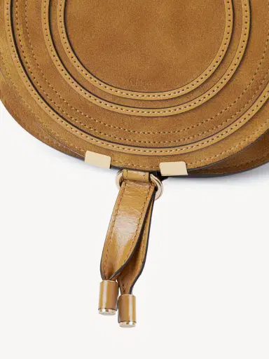 Chloé Small Marcie saddle bag in suede leather | Thumbnail 7 Chloé Small Marcie saddle bag in suede leather | Thumbnail 7