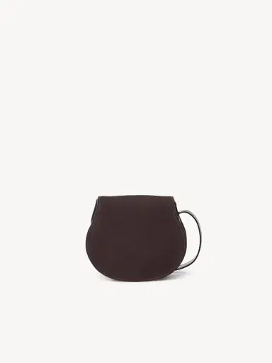 Chloé Small Marcie saddle bag in suede leather | Thumbnail 4 Chloé Small Marcie saddle bag in suede leather | Thumbnail 4