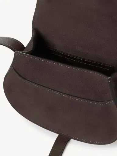 Chloé Small Marcie saddle bag in suede leather | Thumbnail 5 Chloé Small Marcie saddle bag in suede leather | Thumbnail 5