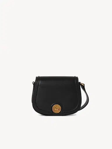 Chloé Horse Medal saddle bag in grained leather | Thumbnail 2 Chloé Horse Medal saddle bag in grained leather | Thumbnail 2