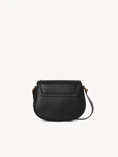 Chloé Horse Medal saddle bag in grained leather | Thumbnail 4 Chloé Horse Medal saddle bag in grained leather | Thumbnail 4