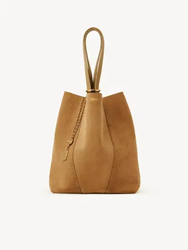 Chloé Chloé Spin tote bag in suede leather | Thumbnail 2 Chloé Chloé Spin tote bag in suede leather | Thumbnail 2