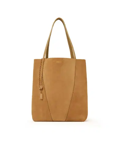Chloé Chloé Spin tote bag in suede leather | Thumbnail 8 Chloé Chloé Spin tote bag in suede leather | Thumbnail 8