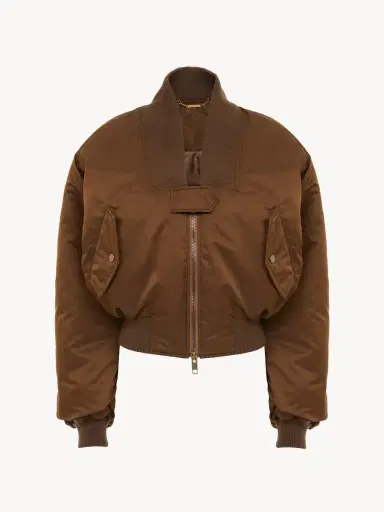 Chloé Bomber jacket in nylon | Thumbnail 2 Chloé Bomber jacket in nylon | Thumbnail 2
