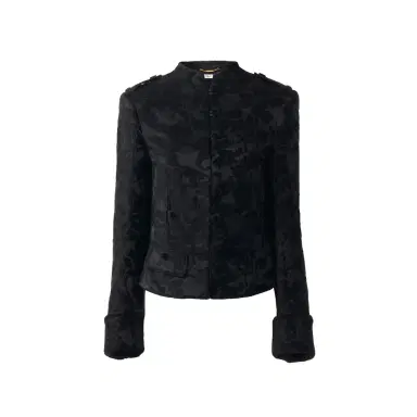Chloé Fitted jacket in floral velvet | Thumbnail 1 Chloé Fitted jacket in floral velvet | Thumbnail 1