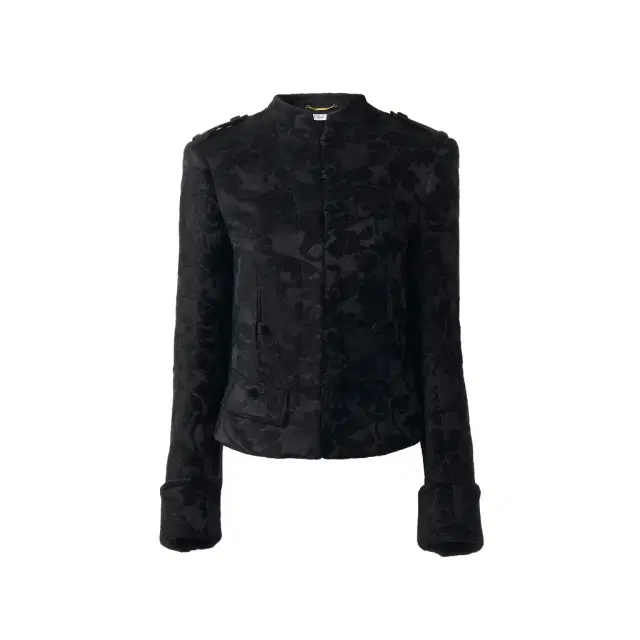 Fitted jacket in floral velvet Fitted jacket in floral velvet