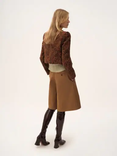 Chloé Boxy collarless jacket in tapestry jacquard | Thumbnail 5 Chloé Boxy collarless jacket in tapestry jacquard | Thumbnail 5