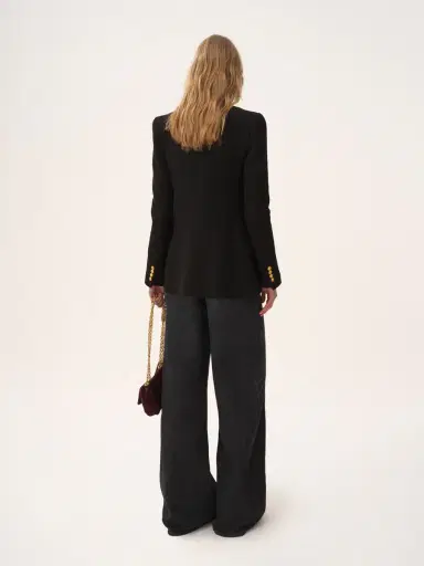 Chloé Double-breasted tailored jacket in wool bouclette | Thumbnail 5 Chloé Double-breasted tailored jacket in wool bouclette | Thumbnail 5
