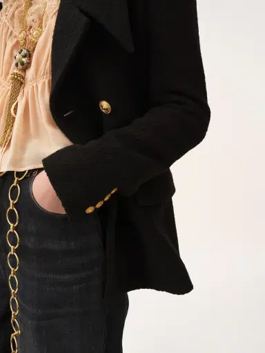 Chloé Double-breasted tailored jacket in wool bouclette | Thumbnail 7 Chloé Double-breasted tailored jacket in wool bouclette | Thumbnail 7