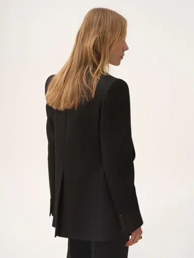 Chloé Tuxedo jacket in wool grain de poudre | Thumbnail 5 Chloé Tuxedo jacket in wool grain de poudre | Thumbnail 5