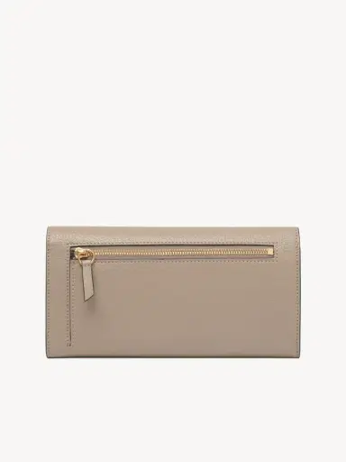 Chloé Envelope long wallet with flap in grained leather | Thumbnail 4 Chloé Envelope long wallet with flap in grained leather | Thumbnail 4