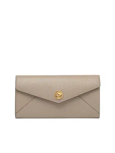 Chloé Envelope long wallet with flap in grained leather | Thumbnail 1 Chloé Envelope long wallet with flap in grained leather | Thumbnail 1