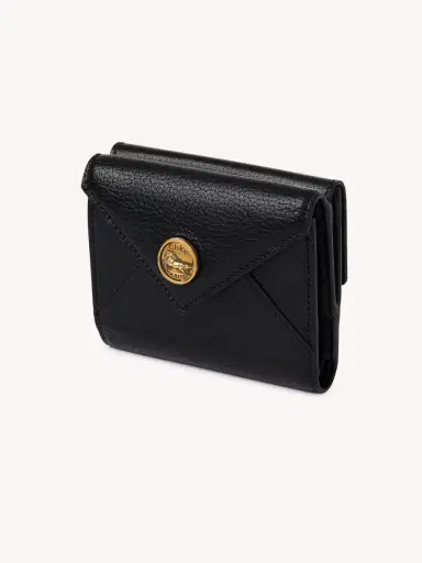 Chloé Small Envelope tri-fold in grained leather | Thumbnail 3 Chloé Small Envelope tri-fold in grained leather | Thumbnail 3