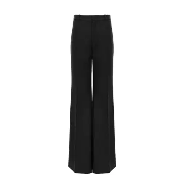 Chloé Flared tailored pants in wool grain de poudre | Thumbnail 1 Chloé Flared tailored pants in wool grain de poudre | Thumbnail 1