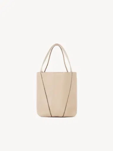 Chloé Small Chloé Spin tote bag in grained leather | Thumbnail 3 Chloé Small Chloé Spin tote bag in grained leather | Thumbnail 3