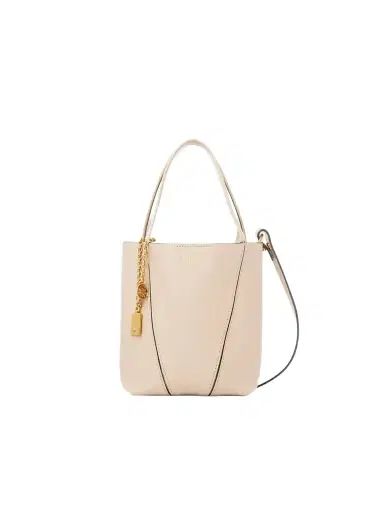 Chloé Small Chloé Spin tote bag in grained leather | Thumbnail 1 Chloé Small Chloé Spin tote bag in grained leather | Thumbnail 1