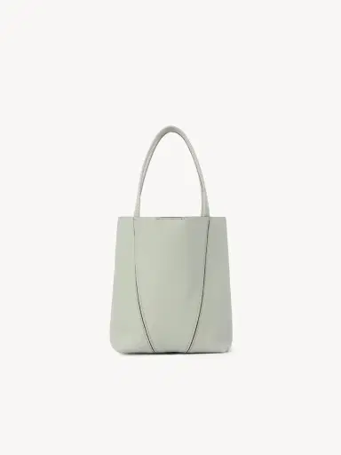 Chloé Small Chloé Spin tote bag in grained leather | Thumbnail 4 Chloé Small Chloé Spin tote bag in grained leather | Thumbnail 4