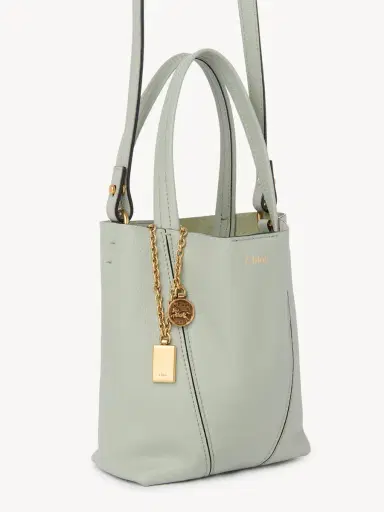Chloé Small Chloé Spin tote bag in grained leather | Thumbnail 5 Chloé Small Chloé Spin tote bag in grained leather | Thumbnail 5