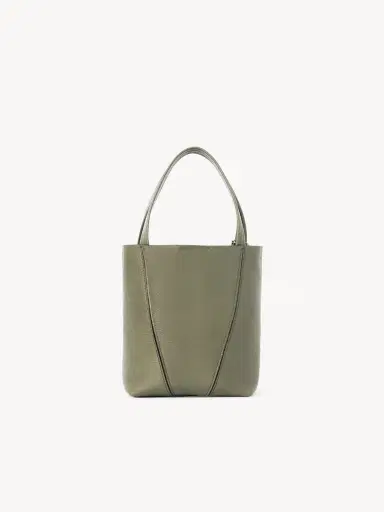 Chloé Small Chloé Spin tote bag in grained leather | Thumbnail 5 Chloé Small Chloé Spin tote bag in grained leather | Thumbnail 5