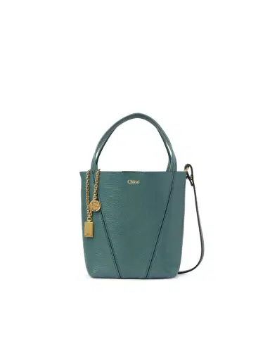 Chloé Small Chloé Spin tote bag in grained leather | Thumbnail 8 Chloé Small Chloé Spin tote bag in grained leather | Thumbnail 8