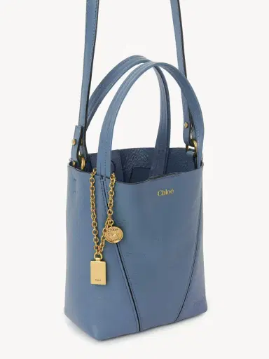 Chloé Small Chloé Spin tote bag in grained leather | Thumbnail 6 Chloé Small Chloé Spin tote bag in grained leather | Thumbnail 6