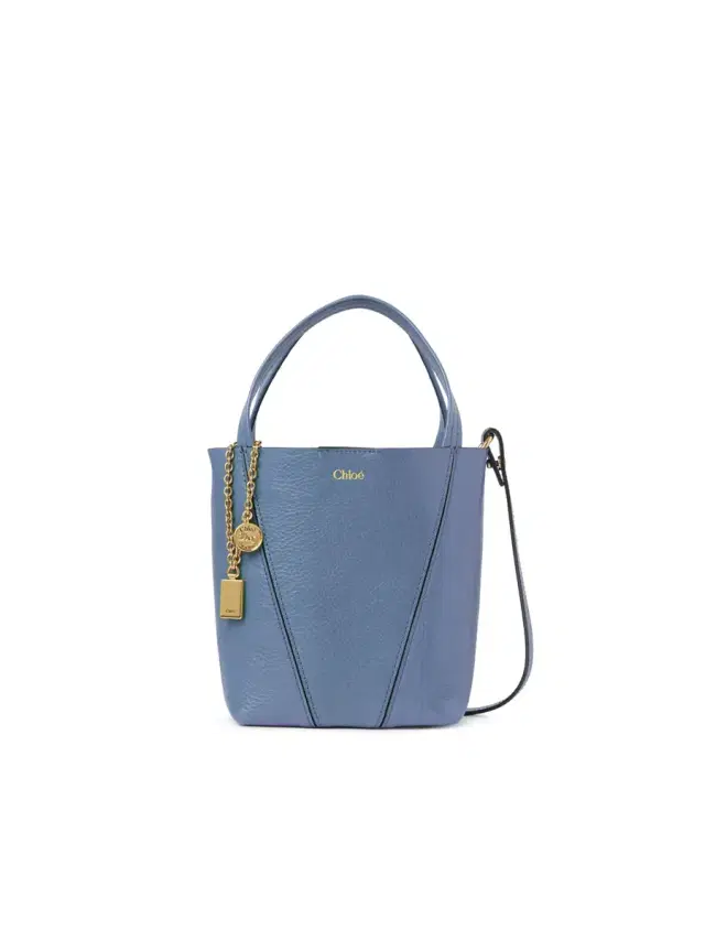 Small Chloé Spin tote bag in grained leather Small Chloé Spin tote bag in grained leather
