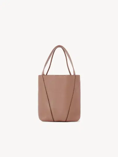 Chloé Small Chloé Spin tote bag in grained leather | Thumbnail 4 Chloé Small Chloé Spin tote bag in grained leather | Thumbnail 4
