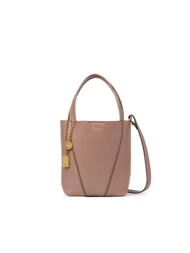 Chloé Small Chloé Spin tote bag in grained leather | Thumbnail 8 Chloé Small Chloé Spin tote bag in grained leather | Thumbnail 8