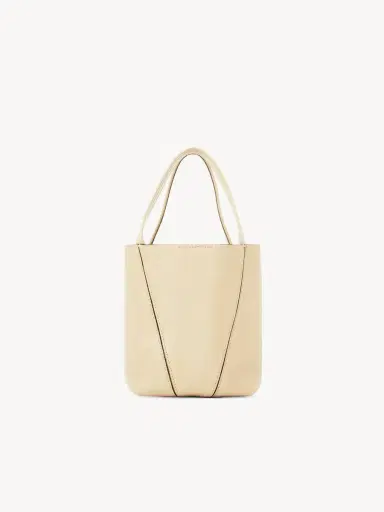 Chloé Small Chloé Spin tote bag in grained leather | Thumbnail 5 Chloé Small Chloé Spin tote bag in grained leather | Thumbnail 5