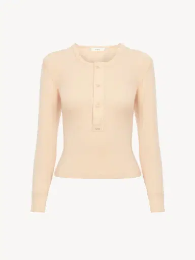 Chloé Henley shirt in cotton jersey | Thumbnail 2 Chloé Henley shirt in cotton jersey | Thumbnail 2