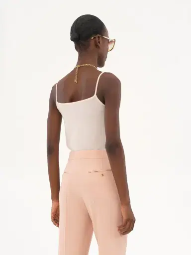 Chloé Thin-strap tank top in superfine wool knit | Thumbnail 5 Chloé Thin-strap tank top in superfine wool knit | Thumbnail 5