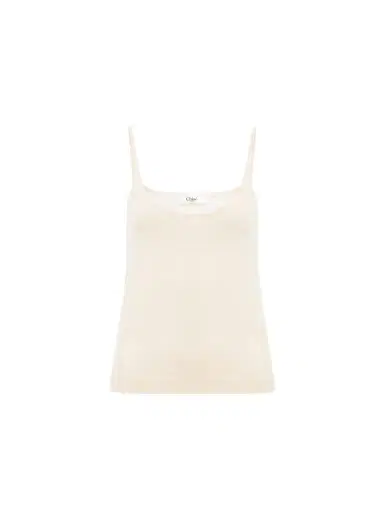 Chloé Thin-strap tank top in superfine wool knit | Thumbnail 1 Chloé Thin-strap tank top in superfine wool knit | Thumbnail 1