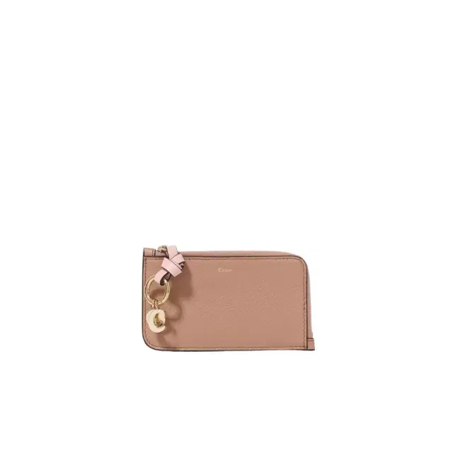 Alphabet wallet in grained leather Alphabet wallet in grained leather