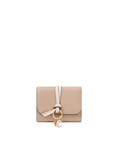 Chloé Small Alphabet tri-fold in grained leather | Thumbnail 2 Chloé Small Alphabet tri-fold in grained leather | Thumbnail 2