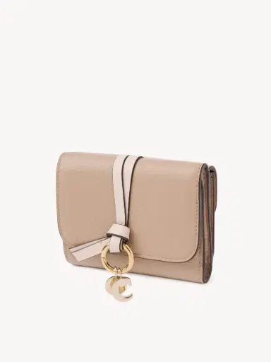 Chloé Small Alphabet tri-fold in grained leather | Thumbnail 3 Chloé Small Alphabet tri-fold in grained leather | Thumbnail 3