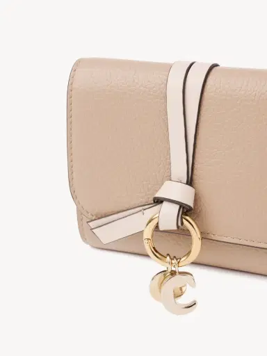 Chloé Small Alphabet tri-fold in grained leather | Thumbnail 6 Chloé Small Alphabet tri-fold in grained leather | Thumbnail 6