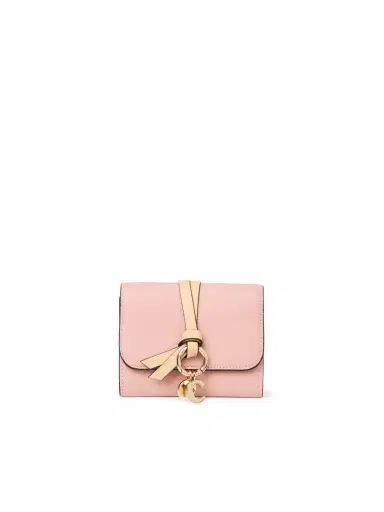 Chloé Small Alphabet tri-fold in grained leather | Thumbnail 1 Chloé Small Alphabet tri-fold in grained leather | Thumbnail 1