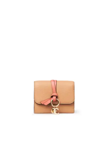 Chloé Small Alphabet tri-fold in grained leather | Thumbnail 2 Chloé Small Alphabet tri-fold in grained leather | Thumbnail 2