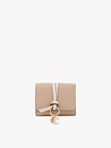 Chloé Mini Alphabet tri-fold in grained leather | Thumbnail 2 Chloé Mini Alphabet tri-fold in grained leather | Thumbnail 2
