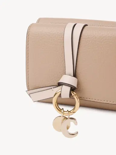 Chloé Mini Alphabet tri-fold in grained leather | Thumbnail 6 Chloé Mini Alphabet tri-fold in grained leather | Thumbnail 6