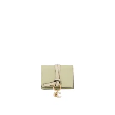 Chloé Mini Alphabet tri-fold in grained leather | Thumbnail 1 Chloé Mini Alphabet tri-fold in grained leather | Thumbnail 1