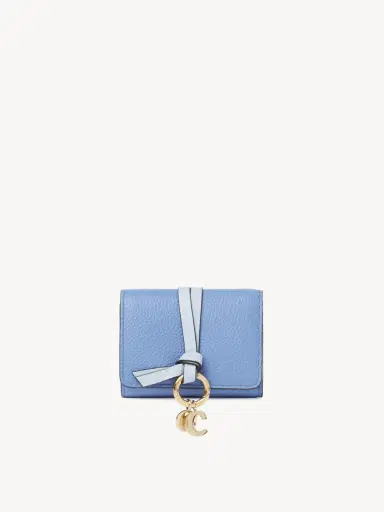 Chloé Mini Alphabet tri-fold in grained leather | Thumbnail 2 Chloé Mini Alphabet tri-fold in grained leather | Thumbnail 2