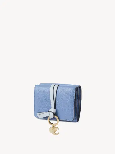 Chloé Mini Alphabet tri-fold in grained leather | Thumbnail 3 Chloé Mini Alphabet tri-fold in grained leather | Thumbnail 3