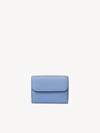 Chloé Mini Alphabet tri-fold in grained leather | Thumbnail 4 Chloé Mini Alphabet tri-fold in grained leather | Thumbnail 4