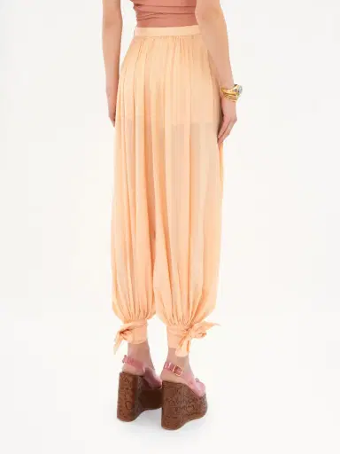 Chloé Fluid pleated pants in silk charmeuse | Thumbnail 5 Chloé Fluid pleated pants in silk charmeuse | Thumbnail 5
