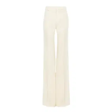 Chloé High-rise flared pants in wool grain de poudre | Thumbnail 1 Chloé High-rise flared pants in wool grain de poudre | Thumbnail 1