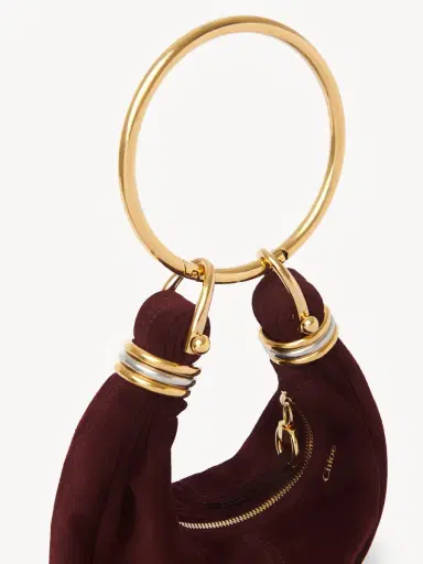 Chloé Mini Bracelet Hobo bag in suede leather | Thumbnail 7 Chloé Mini Bracelet Hobo bag in suede leather | Thumbnail 7