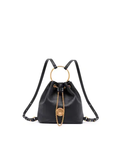 Chloé Small Bracelet backpack in grained leather | Thumbnail 2 Chloé Small Bracelet backpack in grained leather | Thumbnail 2