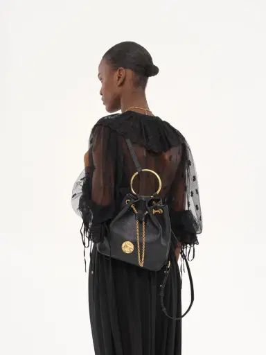 Chloé Small Bracelet backpack in grained leather | Thumbnail 3 Chloé Small Bracelet backpack in grained leather | Thumbnail 3