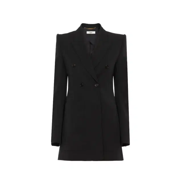Tailored jacket in wool grain de poudre Tailored jacket in wool grain de poudre